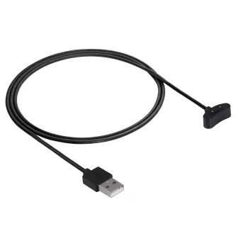 Akyga AK-SW-39 magnetisk ladekabel til Ticwatch Pro 3 GPS / E3, USB-A, 1 m, sort