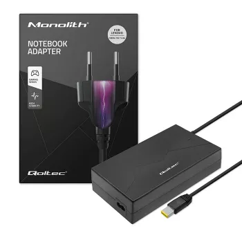 Qoltec 51730 bærbar AC-strømadapter 90W 19V 4.74A 5.5x2.5mm sort