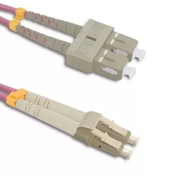Qoltec fiberoptisk patchkabel LC/UPC til LC/UPC multimode OM4 duplex 10 m