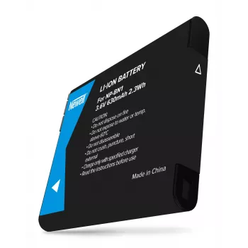Newell erstatningsbatteri NP-BN1 til Sony-kameraer, 630mAh, 3,7V, Li-ion, sort