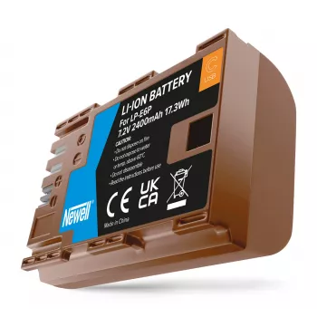 Newell erstatningsbatteri LP-E6P med USB-C til Canon