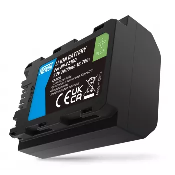 Newell Plus erstatningsbatteri NP-FZ100 til Sony-kameraer, 2280mAh, 7,2V, Li-Ion, sort