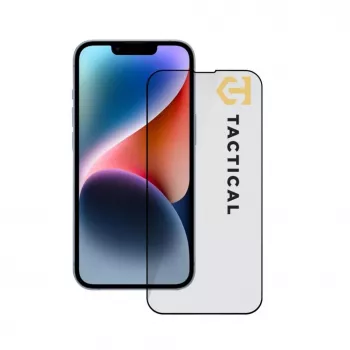 Tactical Apple Glass Shield 5D til Apple iPhone 14/13/13 Pro/16e/SE4 sort