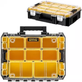 STANLEY PRO-STACK Organizer Duo-Pack (sort/Transparent, 2 stk.)