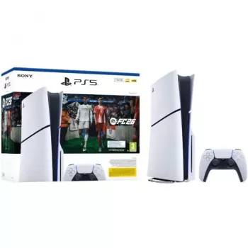 Sony PlayStation 5 Slim Disc Edition 1TB + EA Sports FC 26 Bundle - hvid/sort (CFI-2116A)