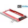 DeLOCK U.2 til M.3 / NF1 Konverter - PCIe 4.0 NVMe Adapter, SFF-8639 til SFF-8611/8612