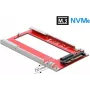 DeLOCK U.2 til M.3 / NF1 Konverter - PCIe 4.0 NVMe Adapter, SFF-8639 til SFF-8611/8612