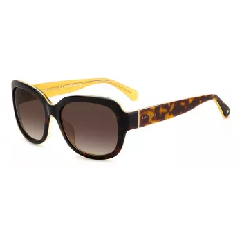 Kate Spade dame solbriller Layne - acetatramme, UV400-beskyttelse, 55 mm glas