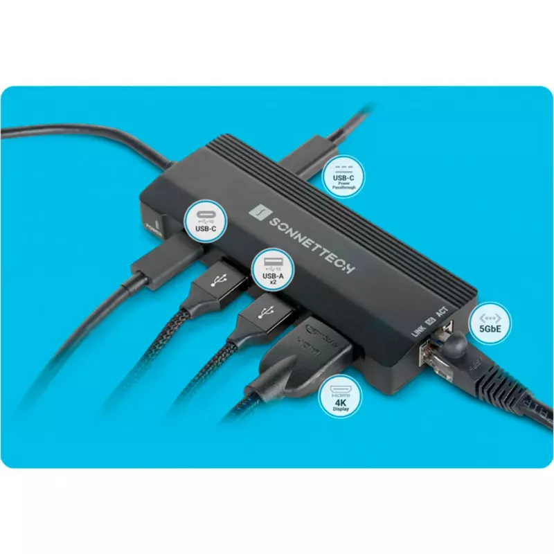Sonnet Echo 6 USB-C 5GbE multi-hub