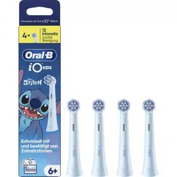 Oral-B iO Kids Stitch erstatningsbørstehoveder 4-pak