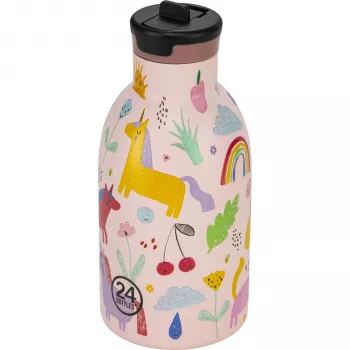 24Bottles 1824 Daily Use isoleret flaske 330 ml sugerørslåg polypropylen rustfrit stål