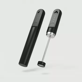 Subminimal NanoFoamer Lithium Black håndholdt mælkeskummer