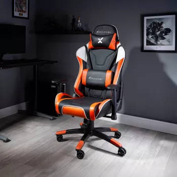 X Rocker Agility eSports gaming-deskstol - sort/orange