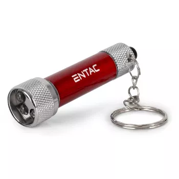ENTAC 5 LED-nøgleringlommelygte rød