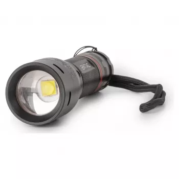 ENTAC EFL-ZOOM-5W-ALU zoombar LED-lommelygte 350 lumen sort