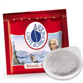 Caffè Borbone Miscela Rossa 44mm ESE-kaffepads 50-pak à 7,2 g