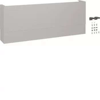 Hager FZ1300TB teleskop-kabelstyringspanel til universZ, højde 350-680 mm, dybde 205 mm, metalgrå