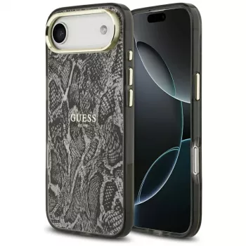 Guess Python Pattern MagSafe-cover til iPhone Air - sort