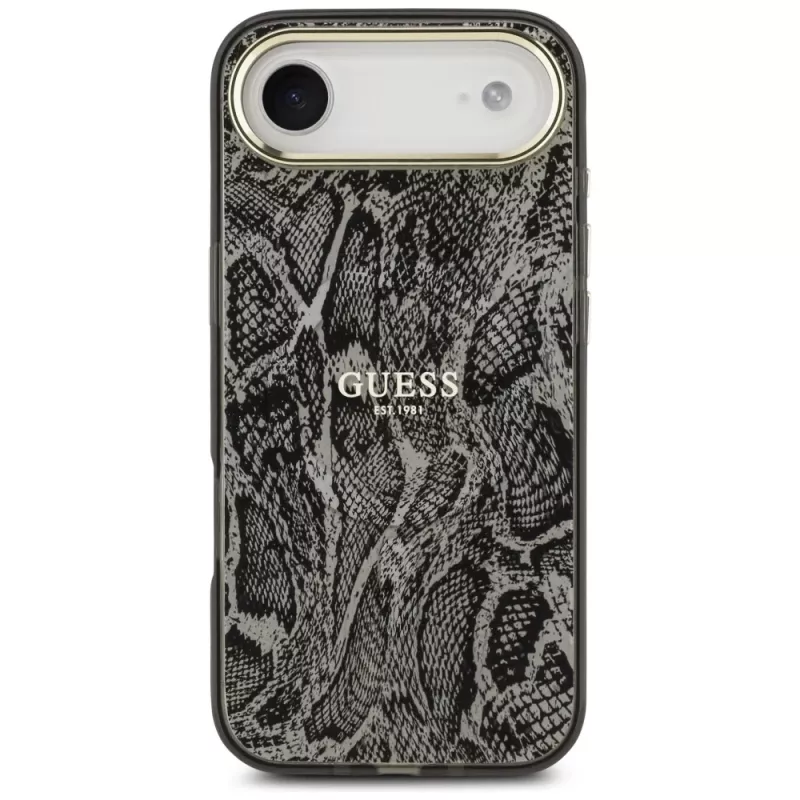 Guess Python Pattern MagSafe-cover til iPhone Air - sort
