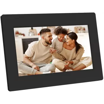 AGFAPHOTO APF700 Wi-Fi 7 inch digital fotoramme med 32 GB lager, IPS-LCD-touchskærm, bevægelsessensor, auto-rotation, sort