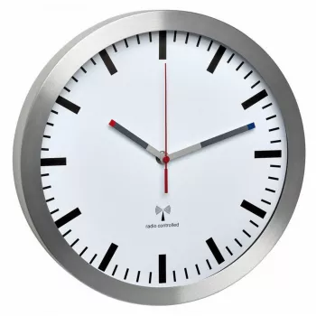 TFA 60.3528.02 radiovægur aluminium 300 mm x 45 mm lydløs sekundviser