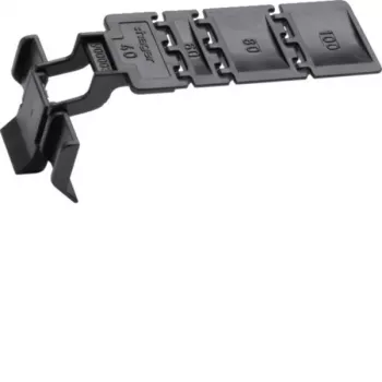 HAGER BA7CLIP holdeclip til kabelkanalsystem, ABS/polycarbonat, hvid