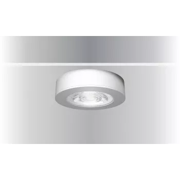 SYNERGY21 LED-indbygningsspot Helios sort, rund, påbygningsramme (S21-LED-ME008)