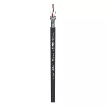 Sommer Cable SC-Primus mikrofonkabel, 2 x 0,50 mm², PVC Ø 6,7 mm, sort, metervare (200-0151)