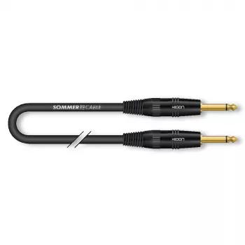 Sommer Cable SC-Spirit LLX 6,0 m instrumentkabel TS/TS mono sort