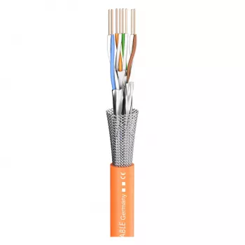 Sommer Cable SC-Mercator CAT.7 S/FTP netværksinstallationskabel 8x inderleder 4x2² FRNC - orange