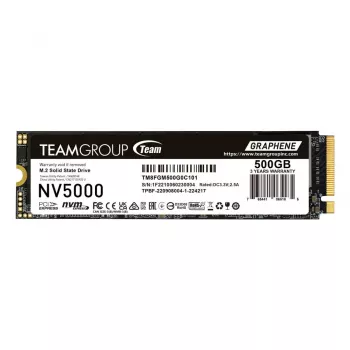 Team Group NV5000 500 GB M.2 PCIe Gen4 x4 NVMe SSD - 4500 MB/s læsning