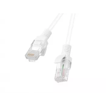 LANBERG Cat.5e UTP patchkabel 2m hvid Fluke Passed