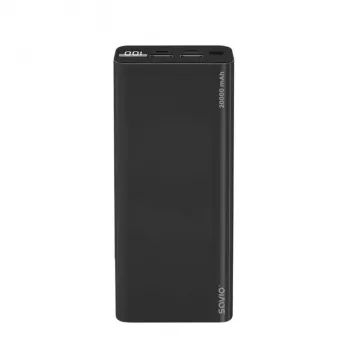 SAVIO BA-05 20000 mAh powerbank sort