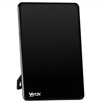 VAYOX VA0091 indendørs DVB-T/T2-antenne med forstærker, sort