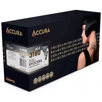 ACCURA kompatibel tonerkassette til Kyocera TK-3160 (sort, høj ydeevne)