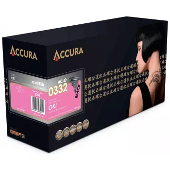 ACCURA kompatibel tonerkassette sort OKI 44973536 erstatning