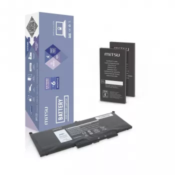 MITSU batteri til Dell Latitude 7390, 7490, 5800 mAh (44Wh) 7,6 Volt