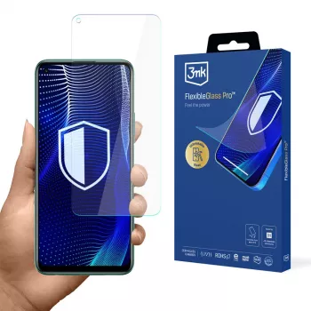 3MK PROTECTION FlexibleGlass Pro skærmbeskytter til Huawei P40 Lite 5G - hybridglas, 7H hårdhed, 0,3 mm, transparent