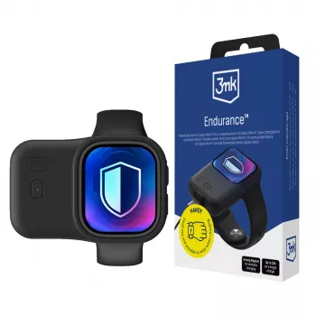 3mk Endurance powerbank-cover til Apple Watch 44 mm/45 mm 2,5 W 1200 mAh USB-C sort