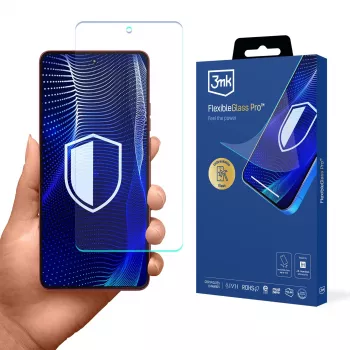 3mk FlexibleGlass Pro skærmbeskyttelse til Motorola Moto G86 / G86 Power - hybridglas, 7H hårdhed, 0,3 mm, krystalklar