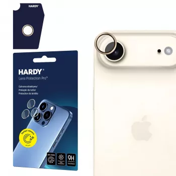 3MK Apple iPhone Air - HARDY Lens Protection Pro titaniumguld