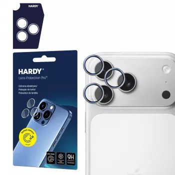 3MK HARDY Lens Protection til Apple iPhone 17 Pro / 17 Pro Max - Titanium Gray