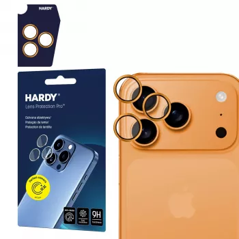 3MK HARDY Lens Protection ProOrange til Apple iPhone 17 Pro / 17 Pro Max