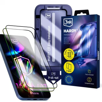 3MK PROTECTION Apple iPhone 16 Pro/17 - 3mk Hardy Hardura 9H skærmbeskyttelse