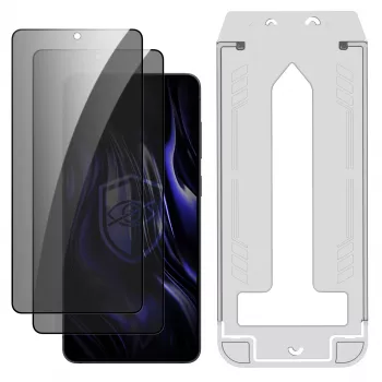 3MK PROTECTION Samsung Galaxy S25 Edge - 3mk Hardy Privzone 9H hærdet glas privatlivsskærmbeskyttelse