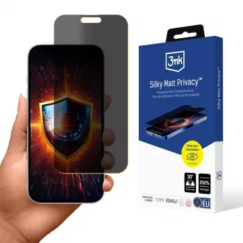 3MK Silky Matt privatlivsskærmbeskyttelse til Apple iPhone 17 Air