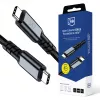 3mk Hyper N-SERIES Thunderbolt 4 240W 40Gb/s 8K60Hz 48V/5A sort 1m