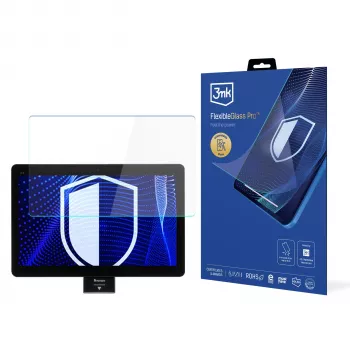 3MK PROTECTION Newland NQuire 1500 Mobula II FlexibleGlass Pro skærmbeskyttelse (10,1 inch, hybridglas, 7H, 0,3 mm, oleofob, anti-fingeraftryk, anti-ridse, anti-splint, afrundede kanter, tør installation, boblefri, 1 pakke)