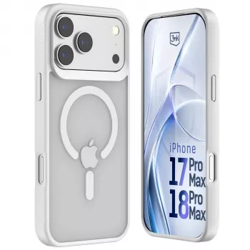 3MK PROTECTION Apple iPhone 17 Pro Max - 3mk Hardy Hazy MagCase hvid