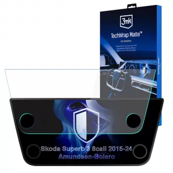 3MK PROTECTION Skoda Superb III 2015-2024 Amundsen-Bolero TechWrap mat skærmbeskytter til centerdisplay